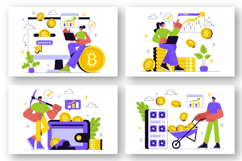 10 Bitcoin Mining Illustration Product Image 2