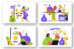 10 Bitcoin Mining Illustration Product Image 3