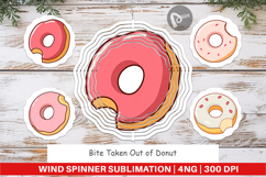 Wind Spinner Bitten Donut Product Image 1