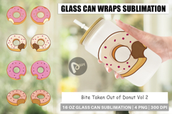 Glass Can Bitten Donut Product Image 1