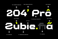 Bitmark - Modern Futuristic Tech Display Font Product Image 3