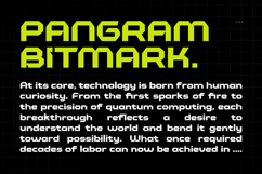 Bitmark - Modern Futuristic Tech Display Font Product Image 5
