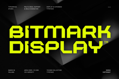 Bitmark - Modern Futuristic Tech Display Font Product Image 1