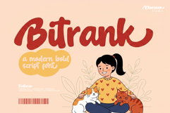 Bitrank - a Modern Signature Font Product Image 1