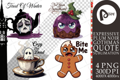 Bitter Holiday Treats Sublimation Product Image 1