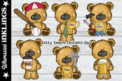 Bitty Bears Fathers Day Sublimation Clipart Product Image 1