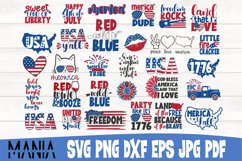 30 4th Of July Bundle Svg Cut File, 4th of July Svg, Product Image 1