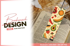 Colorful Mexican Food and Decorative bookmark png Product Image 1