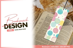 Colorful polka dot pattern with bookmark png design Product Image 1