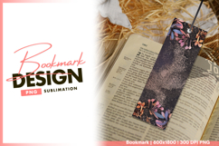 Floral texture design bookmark png Product Image 1