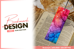 Abstract ink painting background texture bookmark png Product Image 1
