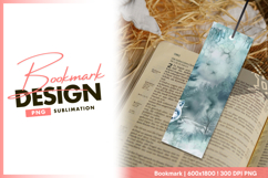 Snowy forest wolf portrait bookmark png Product Image 1