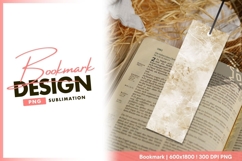 Distressed beige texture with cracks bookmark png Product Image 1
