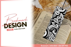 Polynesian tribal ornament seamless bookmark png Product Image 1