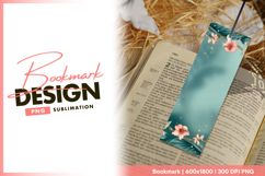Tropical floral bookmark png Product Image 1