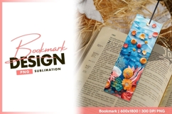 Colorful coral reef bookmark png Product Image 1