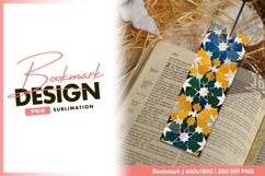 Moroccan tile mosaic decorative vintage bookmark png Product Image 1