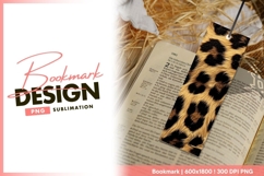 Realistic leopard print pattern animal fur bookmark png Product Image 1