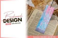 Glitter drips on bokeh background bookmark png Product Image 1