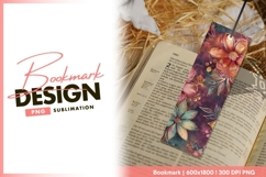 Floral design elegant texture bookmark png Product Image 1