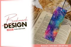Abstract watercolor bookmark png Product Image 1