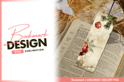 Rustic christmas decorations holiday season bookmark png Product Image 1