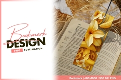 Yellow plumeria bananas papaya composition bookmark png Product Image 1
