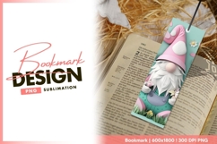 Gnome bookmark png for sublimation design Product Image 1