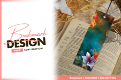 Floral bookmark design background Product Image 1