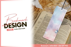 Winter watercolor bookmark png christian theme design Product Image 1