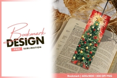 Christmas tree bookmark design Product Image 1