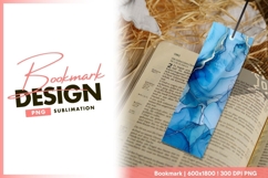 Blue marble bookmark png Product Image 1