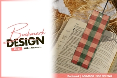 Plaid bookmark bible reading design sublimation Product Image 1