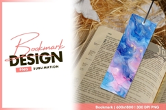 Watercolor bookmark design Product Image 1