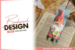 Gnome bookmark design sublimation Product Image 1