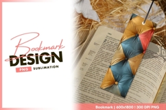 Close up of colorful leather upholstery with bookmark png Product Image 1