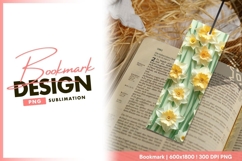 Vertical Floral Arrangement of White and bookmark png Product Image 1
