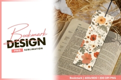 Abstract Swirls of Color in a Vertical bookmark png design Product Image 1