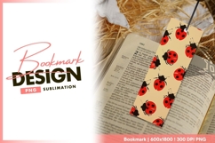 Pink Hibiscus Flower Illustration with bookmark png design Product Image 1
