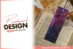 Abstract vertical composition of dripping bookmark png Product Image 1