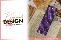 Illustration of Purple Eggplants with bookmark png design Product Image 1