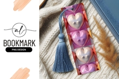 Heart Balloons Pink Color Bookmark Png Product Image 1