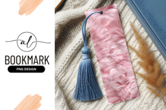 Soft pink fur texture with flowing wavy strands Bookmark PNG Product Image 1