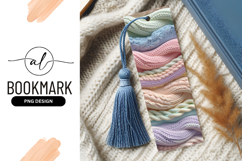 Pastel Knitted Texture Background with Braided Rope Elements Product Image 1