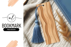 Abstract Wooden Waves Digital Art Illustration Product Image 1