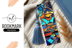 Abstract Stained Glass Art Bookmark Png Product Image 1