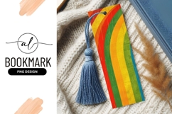 Colorful Arched Stripes on Textured Background rainbow Product Image 1