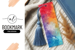 Abstract Watercolor Background with Red Orange Yellow Blue Product Image 1