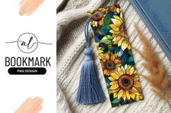 Stained Glass Sunflower Pattern with Yellow Petals and Green Product Image 1