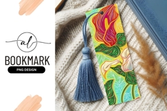 Vibrant Calla Lily Floral Pattern Art Bookmark Product Image 1
